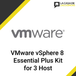VMware vSphere 8 Essentials Plus Kit for 3 hosts (Max 2 processors per host)