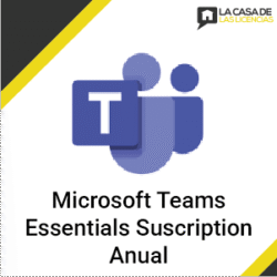 Microsoft Teams Essentials Suscripción anual